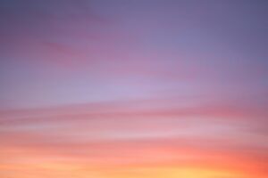 夕焼けの空